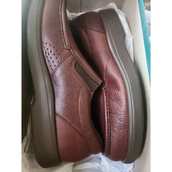 SAS MEN'S SIDE GORE COMFY SLIP-ON SHOE San Antonio Shoes Size 12N New Excellent - Picture 5 of 7